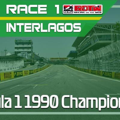 ROTW F1 1990 - Gara 1 Interlagos