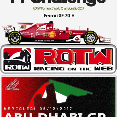 Yas Marina GP ROTW F1 Challenge 2017